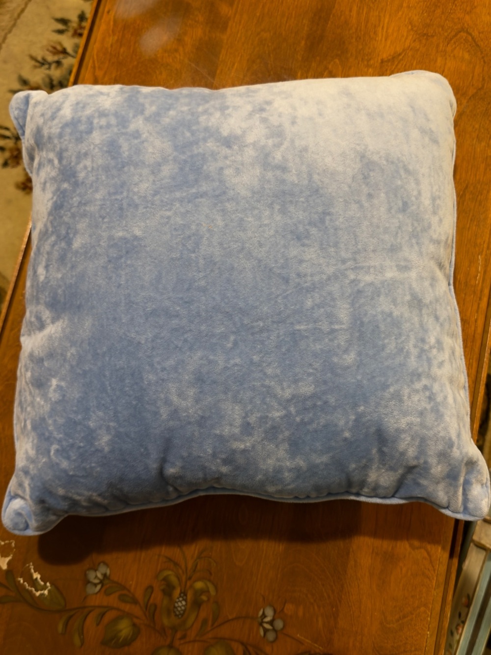 Velvet Periwinkle Accent/Throw Pillow Spring Home Decor-Dorm/Living Room/Bedroom